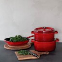 Christiania 1739 Grillpanne Støpejern Rød