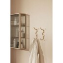 ferm LIVING Curvature knagg enkel Messing