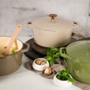 Sabor - Støpejernsgryte 4,4L warm grey