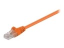 MicroConnect - Nettverkskabel - RJ-45 (hann) til RJ-45 (hann) - 25 cm - UTP - CAT 5e - flertrådet - oransje