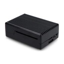 Kabinett for Raspberry Pi 5 aluminium svart