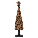  Juletre med stativ Brun 120 cm Heltre teak