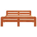  Sengeramme uten madrass voksbrun 140x190 cm heltre furu 8721158371133