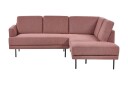 Deajna Hjørnesofa 4 seter   Rosa/Brun/Svart