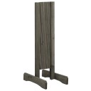 vidaXL Espaliergjerde grå 120x60 cm heltre gran