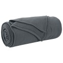 vidaXL Kastepledd 24 pcs Mørkegrå 200 x 150 cm Fleece