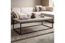 Sofabord Wohnling rektangulær 120 cm, steinoptikk, moderne utseende Beige - Beige