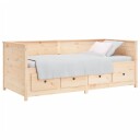 vidaXL Dagseng 75x190 cm heltre furu
