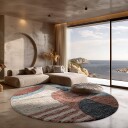 Runde tepper   Osmery Natural Cotton Shaggy multi Størrelse: Ø 200 cm