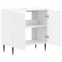 vidaXL Baderomsvaskeskap ZWOLLE Hvit 59,5 x 31,5 x 59 cm