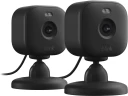 Blink Mini 2 Innendørs Sikkerhetskamera 2-Pack Svart