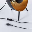 Lindby Bordlampe Muriel, 38 cm svart/gull