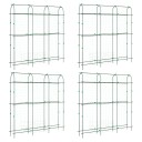  Hageespalier for klatreplanter 4 stk U-ramme stål