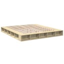  Sengeramme sonoma eik 200x200 cm konstruert tre 8721102621024
