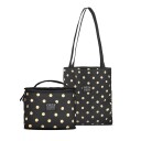 Karen Denmark Beauty Box ECO Cotton Black With Beige Dots