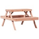  Piknikbord 105x134x75 cm heltre douglasgran 832570