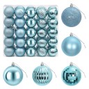 vidaXL Juleballsett 50 stk. Turkis 8 cm Polystyren