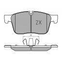 Bremseklosser MEYLE 025 223 0218/PD