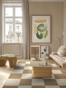 Ullteppe   Scacco brun/beige Størrelse: 200 x 290 cm