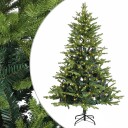 vidaXL Kunstig sammensatt juletre 120 cm 150 LED-lys Varmhvit