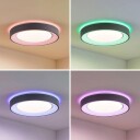 Lindby Lindum LED-taklampe, RGB, CCT, dimbar