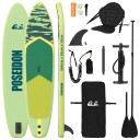  SUP-brett med sete 2-i-1 POSEIDON 366 x 81 x 15 cm Grønn for
