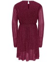 Kids Only Kjole - KogGlam - Rumba Rød/Sølv Lurex - Kids Only - 5-6 år (110-116) - Kjole Bordeaux