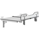 Pressalit Care CT5000 stellematte 74x120 cm hvit