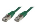 MicroConnect nettverkskabel - 25 cm - grønn