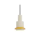 Chaumont Pendel Ø15xH22 White/Yellow   DCW