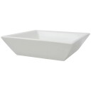 vidaXL Servant kvadratisk keramisk hvit 41,5x41,5x12 cm