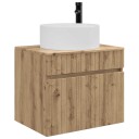  Vegghengt Badskap Artisan eik 59 x 44,5 x 50 cm Konstruert tre