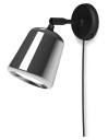 New Works - Material Vegglampe Stainless Steel