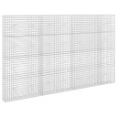 vidaXL Gabion med 5 mm Tråd og 5x5 cm Maske 350x20x200 cm