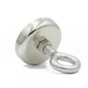 SuperMagneter Stor Magnet Ø 48 X 11,5 Mm Med Monteringshull - For Tøffe Forhold
