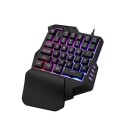 Enhånds Gaming Tastatur med belysning