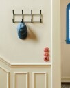 Hay Tape Coat Rack Small Metallic Grey