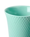 Lyngby Porcelæn Rhombe vase 15 cm Aqua