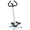 Fitness Swing Stepper med LCD og håndtak blå