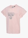 Hummel Hmljr Ruffle T Shirt Ss Big Bee   Pink   122/128