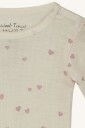 Hust & Claire Bocel ull/lyocell body hjerter   ecru (74)   74