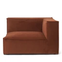 Ferm Living Catena Sofa Armrest Right S401 Rich Velvet   21 Rust