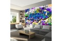 Fototapet Graffiti Violet Theme 350x245 - Artgeist sp. z o. o.