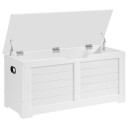 Oppbevaringsbenk / kiste 100 × 40 × 46 cm – Hvit