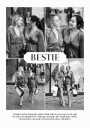 Best Friend Personalized Black and White Collage Plakat Plakat / 21x30cm