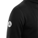 Aclima DoubleWool Polo zip, M's Jet Black Marengo (#202020) Herre M