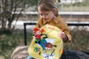 Pippi Langstrømpe Myk Nøkkelring med Dukke i Metall og Stoff