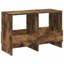 vidaXL Magasinreol Røkt eik 68,5 x 30 x 45 cm