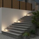 Arcchio Lasca innfelt vegglampe, hvit, G9, IP65