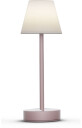 NewGarden Lola Slim 30 LED Bordlampe 32cm 40 timer Rosegull